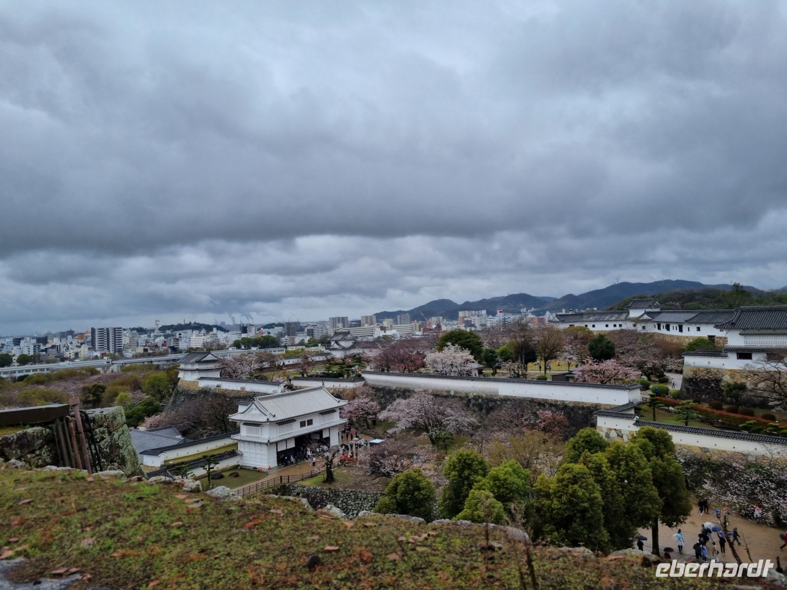 Ausblick von der Burg Himeji