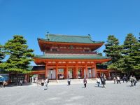 Kyoto - Haupttor des Heian-Schreins