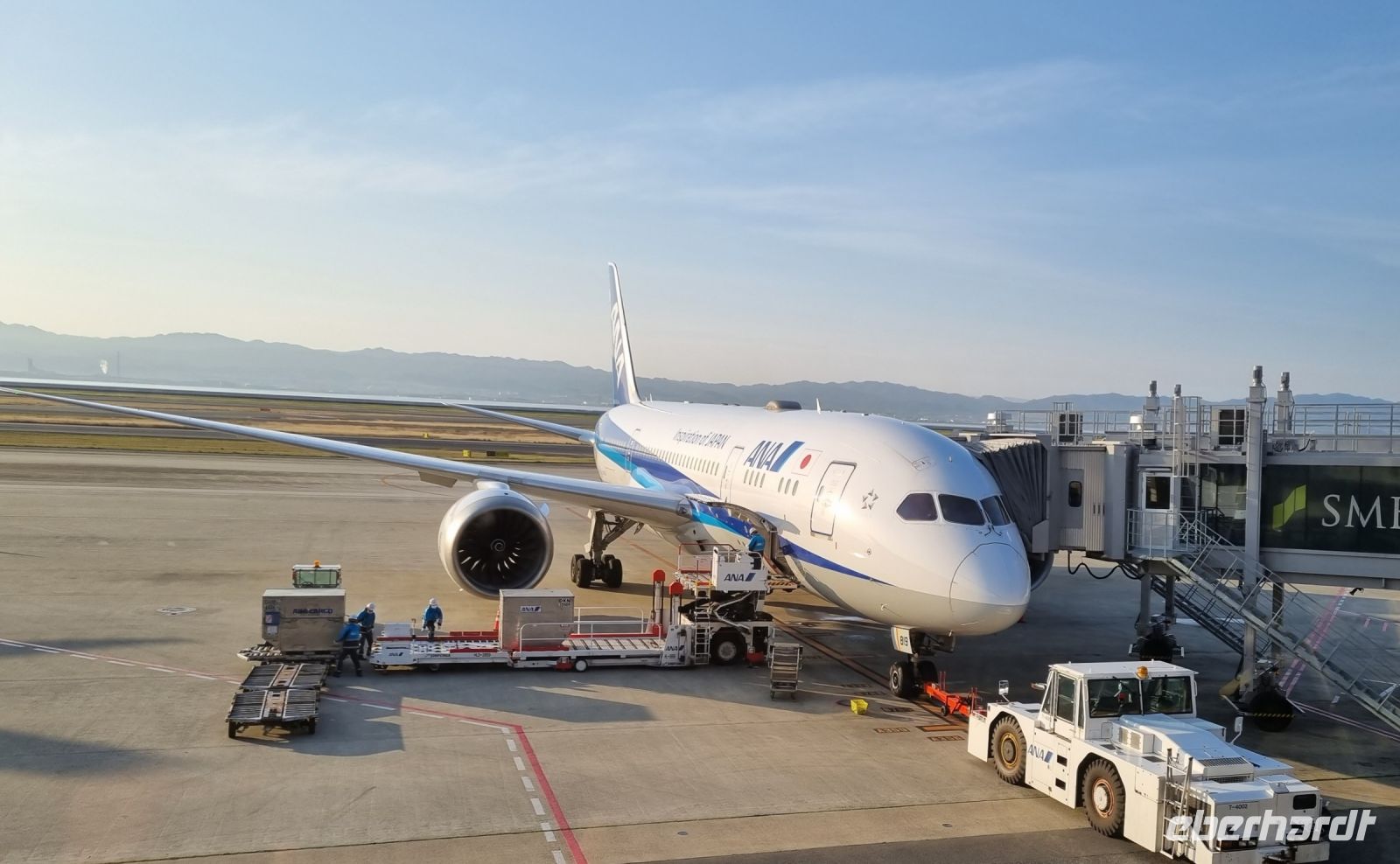 Flug von Osaka nach Tokio...