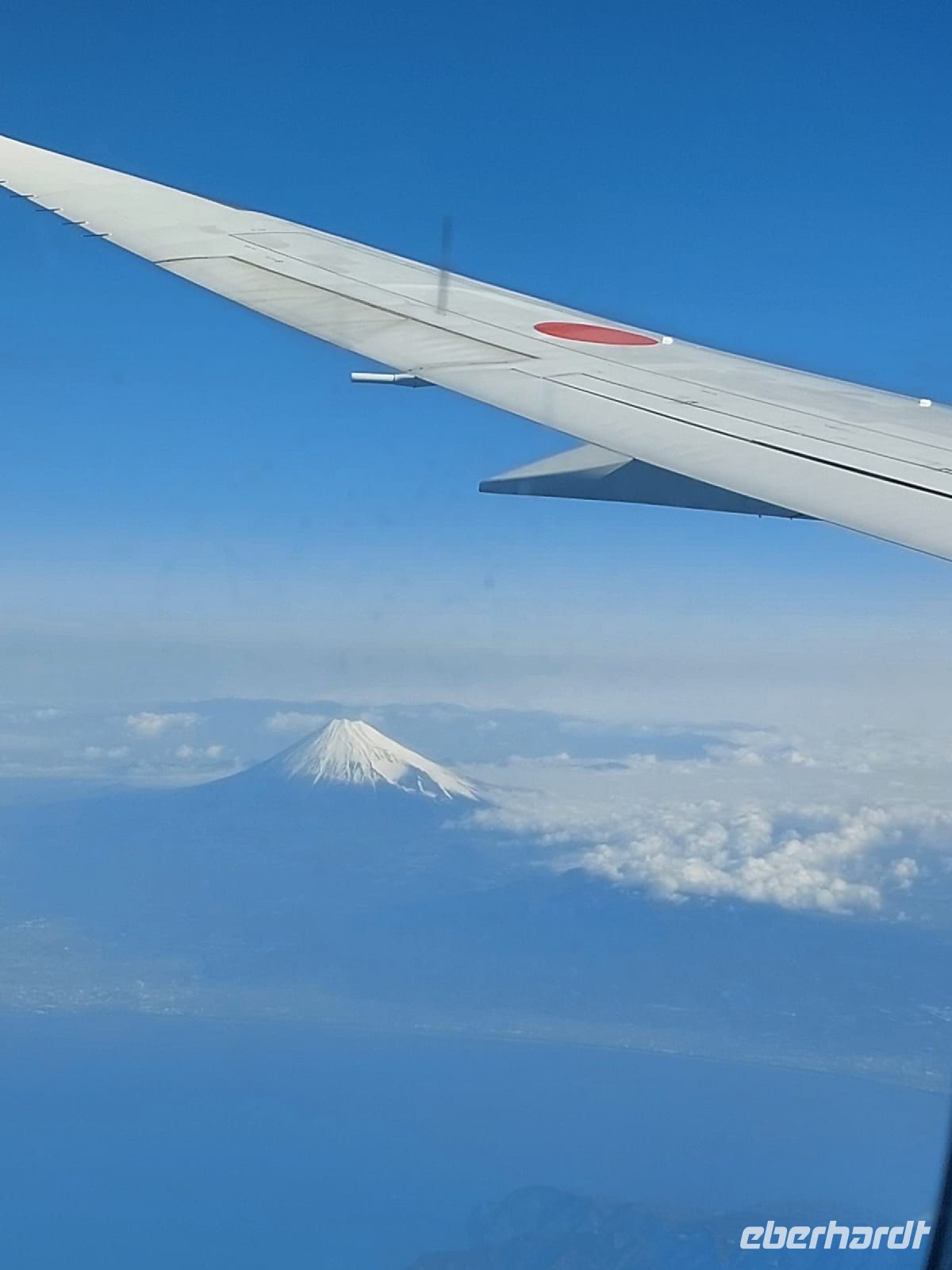 Flug von Osaka nach Tokio... (Blick auf den Fuji)