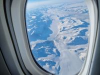 Rückflug über die Aktis und Grönland...