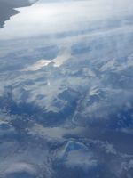 Rückflug über die Aktis und Grönland...