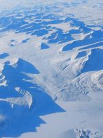 Rückflug über die Aktis und Grönland...