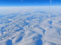 Rückflug über die Aktis und Grönland...