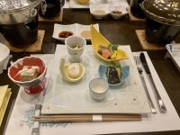 Japanisches Abendessen im Ryokan 