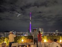 19. Aussicht von unserem Hotel in Tokio auf den Skytree