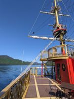 112. Bootsfahrt zum Mount Fuji