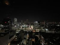 Aussicht von der Hotelbar in Tokio