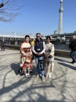 Spaziergang durch den Stadtteil Akasuka am Sumida Fluss - Tokio