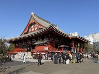 Besichtigung des buddhistischen Kannon Tempel - Asakusa-Schrein