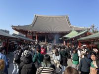 Besichtigung des buddhistischen Kannon Tempel - Asakusa-Schrein