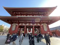 Besichtigung des buddhistischen Kannon Tempel - Asakusa-Schrein