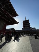 Besichtigung des buddhistischen Kannon Tempel - Asakusa-Schrein