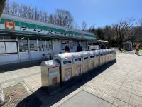 Mittagspause an einer Raststätte