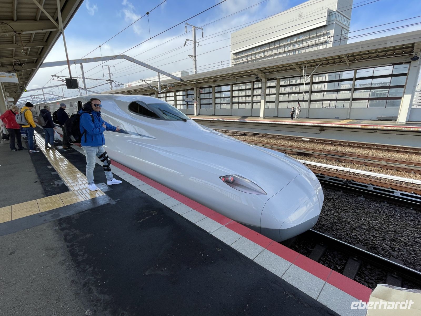 Weiterfahrt mit dem Shinkansen nach Hiroshima