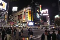 nächtlicher Ausflug zur Shibuya-Kreuzung