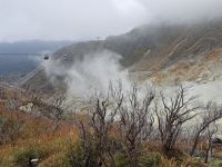 Schwelfel in Owakudani