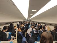 Weiterfahrt mit dem Shinkansen