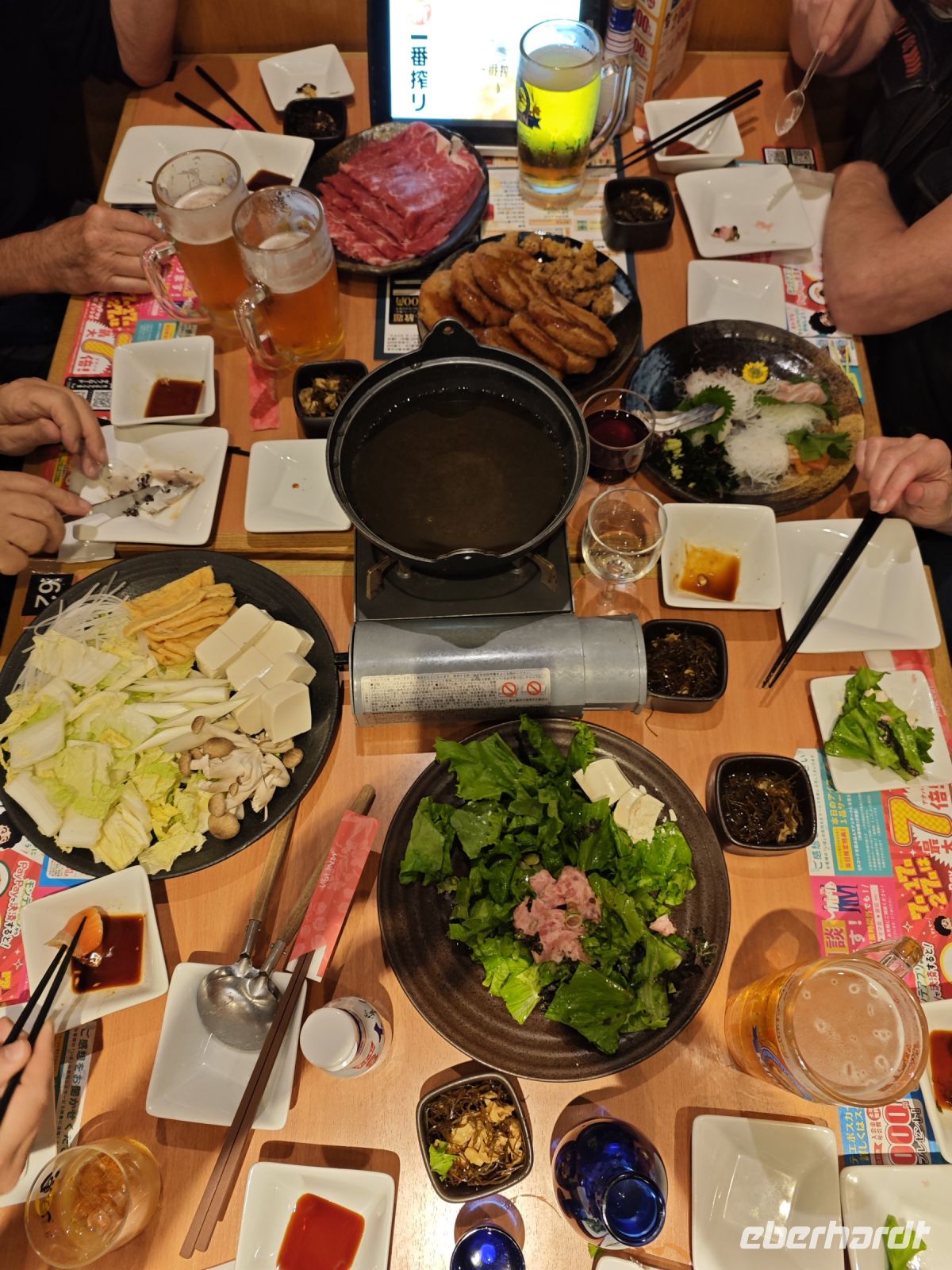 Abschiedsabendessen in Kyoto