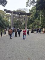 Am Meiji-Schrein in Tokio