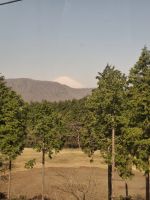 der Fuji san lässt sich langsam erahnen