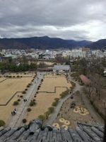 Blick von der Burganlage Matsumoto