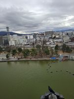 Blick von der Burganlage Matsumoto