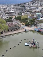 Blick von der Burganlage Matsumoto
