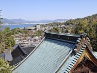 Ausblick von der Insel Miyajima