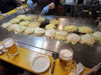 Okonomiyaki-Abendessen