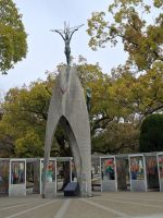 im Friedenspark in Hiroshima