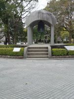 im Friedenspark in Hiroshima