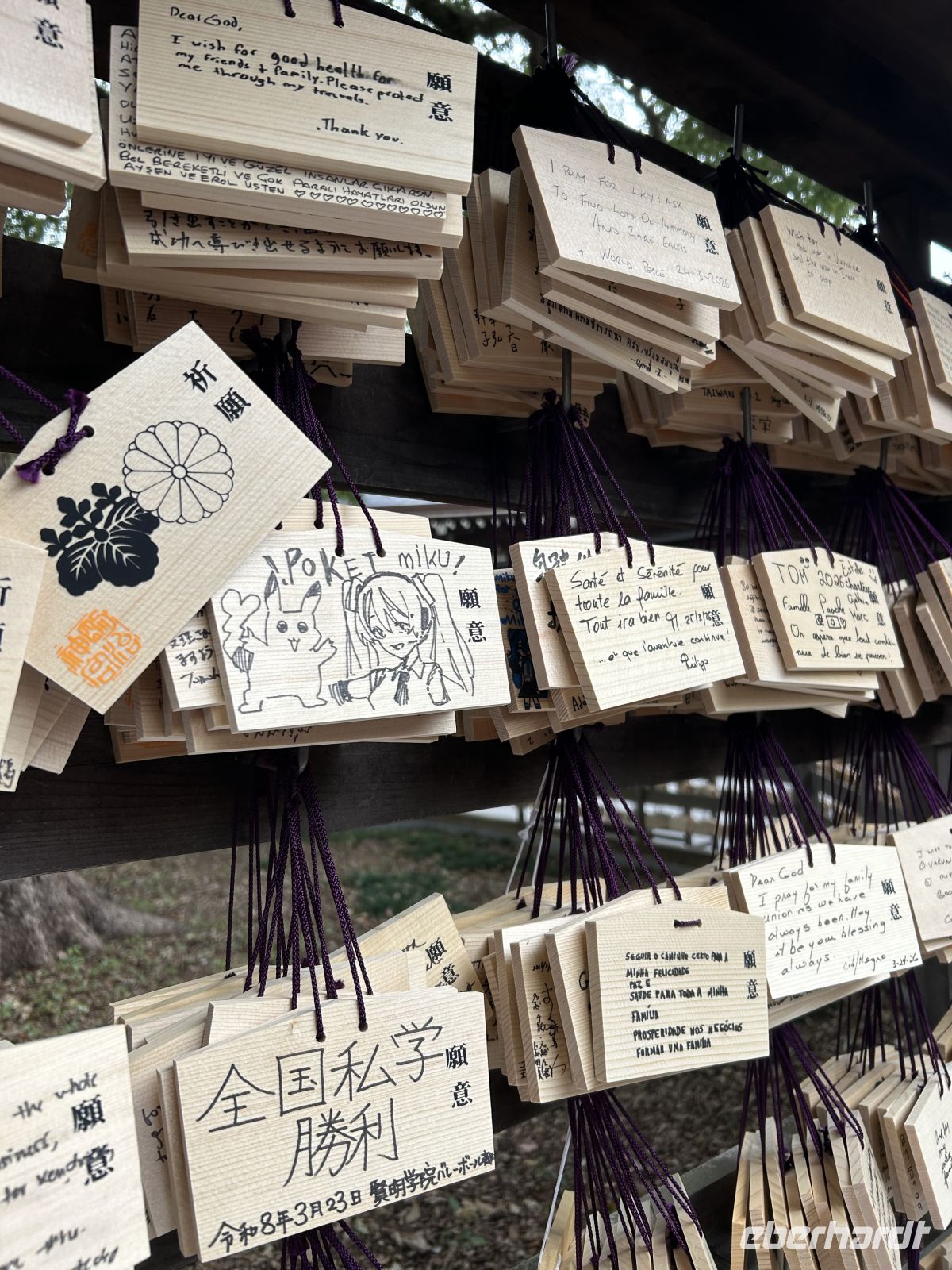 Holzschilder (genannt Ema) &ndash; &copy;  (Eberhardt TRAVEL)