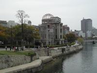 Sicht auf den A-Bomb-Dome in Hiroshima