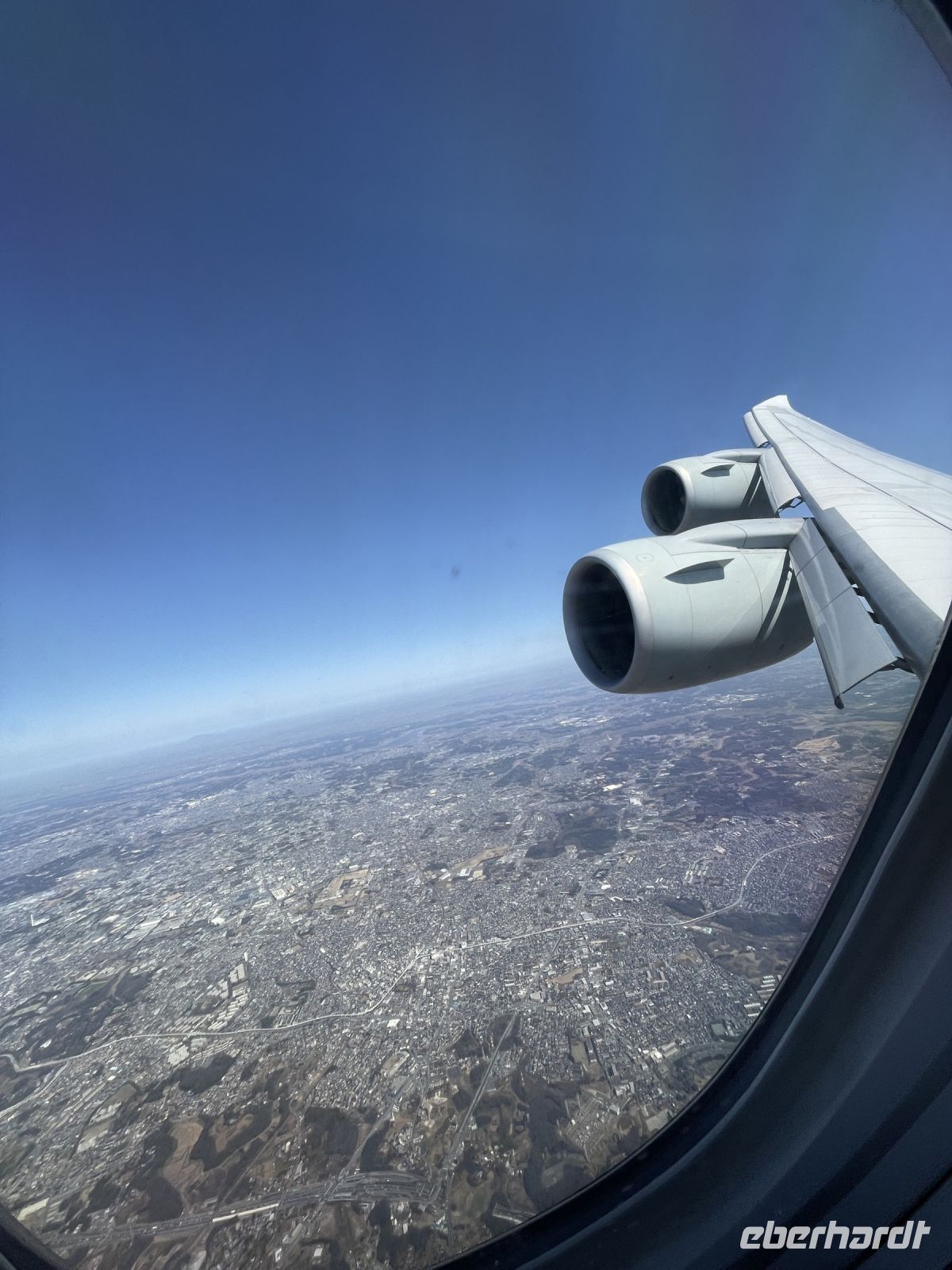 Anflug auf Tokio