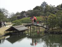 Blick auf Schloss Okayama