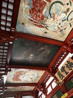 Deckengemälde- Asaksua Tempel - Beschützender Drache