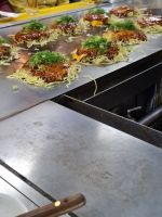 Okonomiyaki-Abendessen