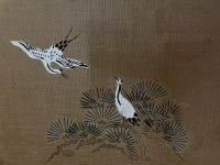 Wandbemalung Haus in Shirakawago