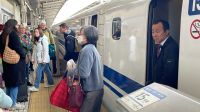 Weiterfahrt mit dem Shinkansen nach Hiroshima