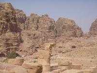 Blick vom Großen Tempel in 
