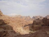 Blick vom Opferplatz in 