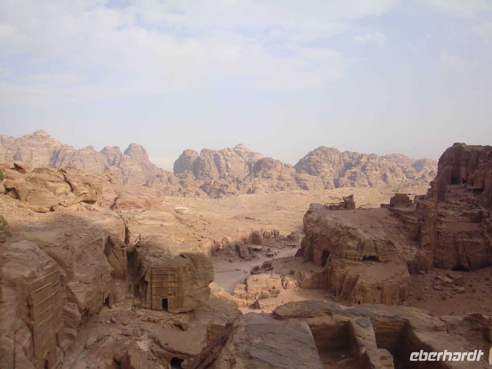 Blick vom Opferplatz in 