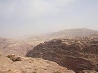 Blick vom Opferplatz in 