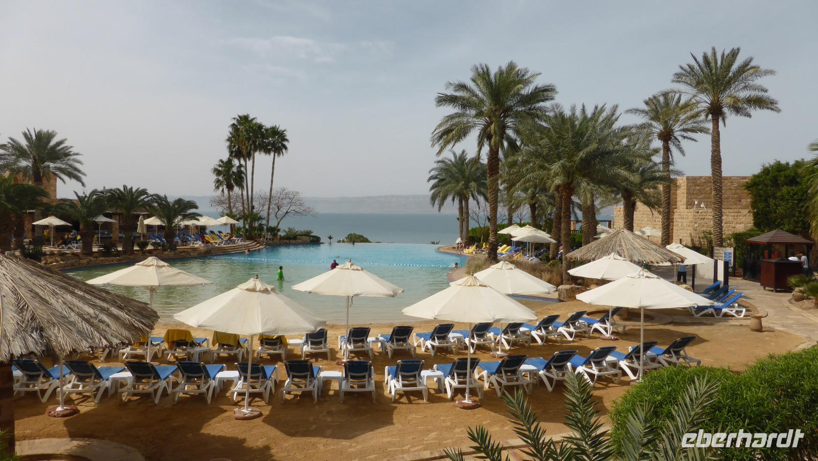 in unserem Hotel am Toten Meer