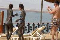 der Schlamm soll gut für die Haut sein