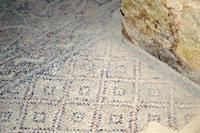 Wüstenschloss der Omaijaden - Qusair Amra - originaler Mosaikfussboden