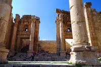 Jerash - Rundgang durch die antike Stadt -  Kathedrale