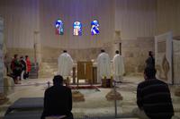 Berg Nebo - katholische Mose-Gedächtnis-Kirche - Gottesdienst