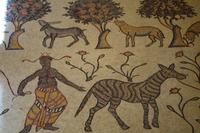 Berg Nebo - katholische Mose-Gedächtnis-Kirche - Mosaikfussboden